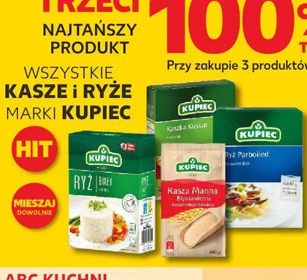 Kasza, ryż wszystkie rodzaje promocja w Kaufland
