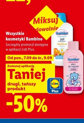 Żel pod prysznic Bambino Rodzina Zapach mirabelki promocja w Lidl