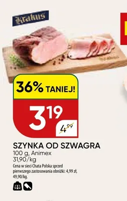 Szynka od Szwagra Krakus promocja w Chata Polska