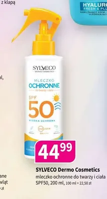 Mleczko ochronne do twarzy i ciała Sylveco Dermo Cosmetics SPF50 promocja w Drogerie Polskie