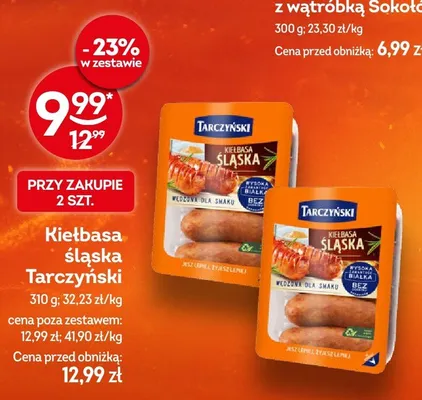 Kiełbasa śląska Tarczyński promocja w Żabka