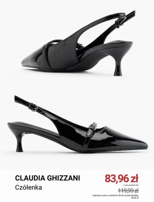 Czółenka damskie Claudia Ghizzani promocja w Deichmann