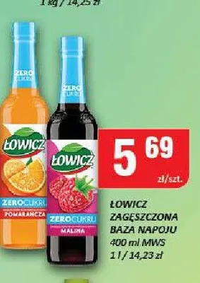 Zagęszczona baza napoju Łowicz promocja w Chorten