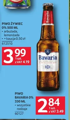 Piwo bezalkoholowe Bavaria promocja w Selgros