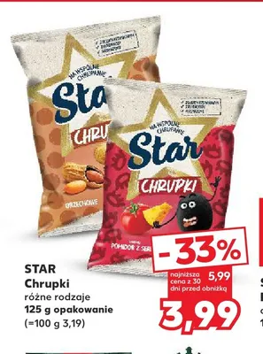 Chrupki orzechowe Star promocja w Kaufland
