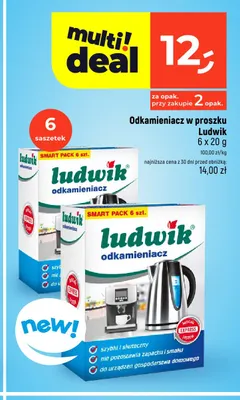 Odkamieniacz w proszku Ludwik 6-pak promocja w Dealz
