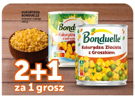 Kukurydza Złocista z Groszkiem Bonduelle promocja w Euro Sklep
