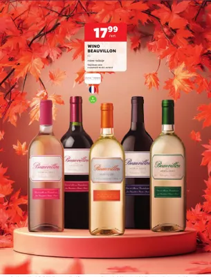 Wino Beauvillon promocja w Stokrotka