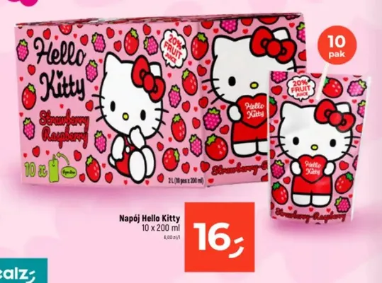 Napój Hello Kitty 10-pak 200ml promocja w Dealz