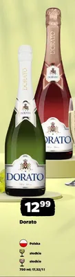 Wino musujące Dorato białe słodkie promocja w Netto