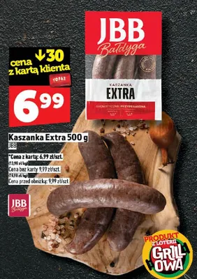 Kaszanka Extra JBB promocja w TOPAZ