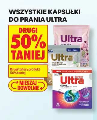 Kapsułki do prania Ultra Uniwersalne promocja w Biedronka