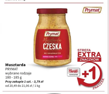 Musztarda Prymat promocja w Intermarche