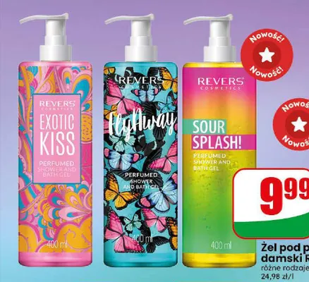 Żel pod prysznic damski Revers Exotic Kiss promocja w Dino