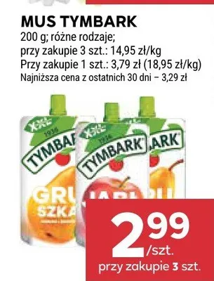 Mus Tymbark promocja w Stokrotka