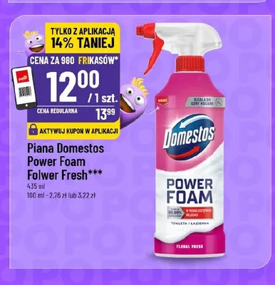 Piana Domestos Power Foam Folwer Fresh promocja w POLOmarket
