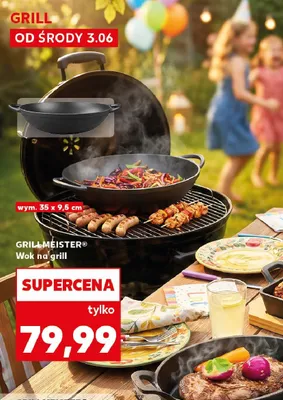 Wok na grill GRILLMEISTER promocja w Kaufland