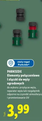 Elementy połączeniowe i złączki do węży ogrodowych promocja w Lidl