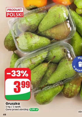 Gruszki polskie promocja w Dino