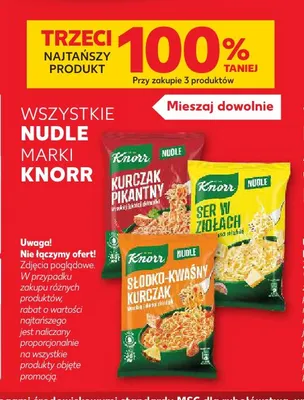 Nudle Słodko-kwaśny kurczak Knorr promocja w Kaufland