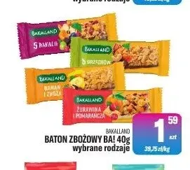 Baton zbożowy BA! Bakalland promocja w Tomi Markt