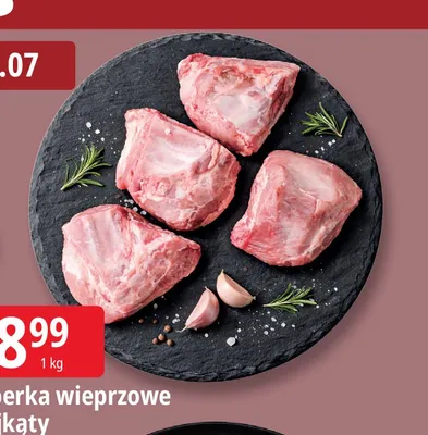 Żeberka wieprzowe trójkąty promocja w Leclerc