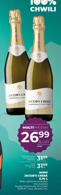 Wino musujące Jacob's Creek Chardonnay Pinot Noir promocja w Duży Ben