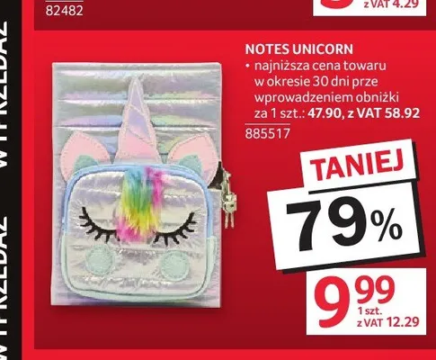 Notes Unicorn promocja w Selgros