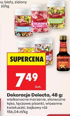 Dekoracje wielkanocne marzenie, słoneczna łąka, bajkowy róż, biały, zielony promocja w Biedronka