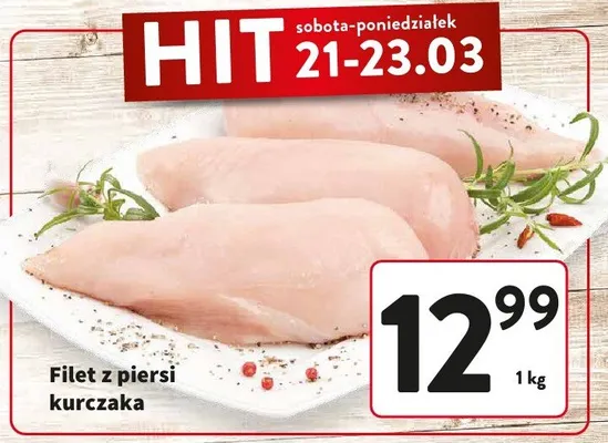 Filet z piersi kurczaka promocja w Intermarche