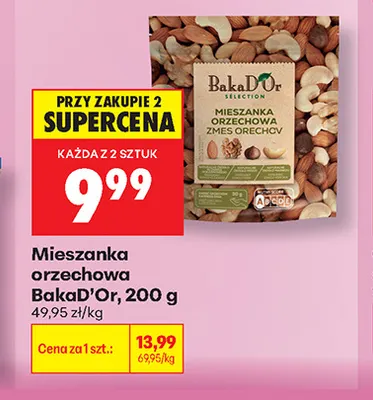 Mieszanka orzechowa BakaD'Or promocja w Biedronka
