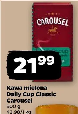 Kawa mielona Daily Cup Classic Carousel promocja w Netto