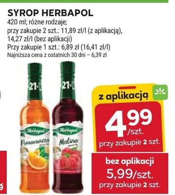 Syrop Herbapolka promocja w Stokrotka