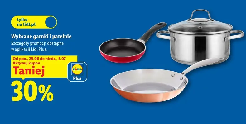 Garnki i patelnie promocja w Lidl