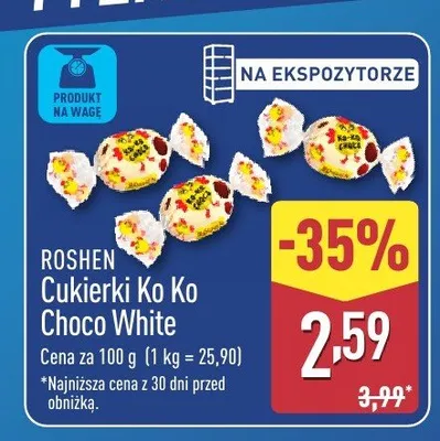 Cukierki Ko Ko Choco White promocja w Aldi