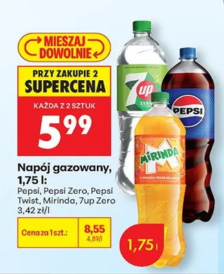 Napój gazowany Pepsi promocja w Biedronka