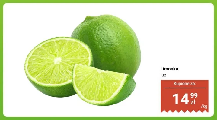 Limonka luz promocja w Dino