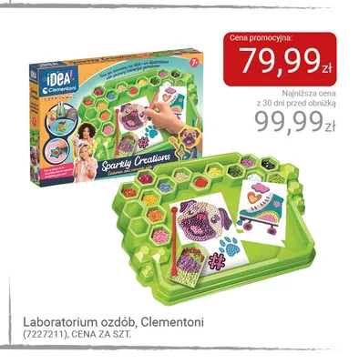 Laboratorium ozdób Clementoni promocja w Smyk