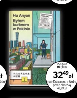Książka Byłem kurierem w Pekinie Hu Anyan oprawa miękka promocja w Empik