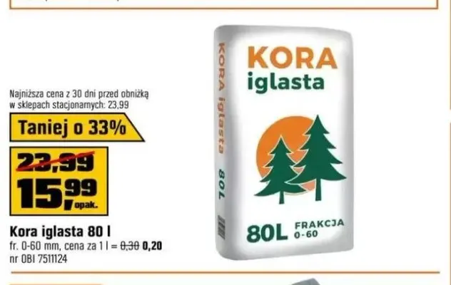 Kora iglasta promocja w OBI