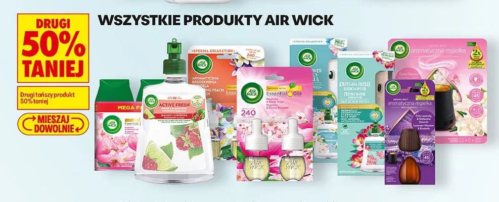 Produkty Air Wick promocja w Biedronka