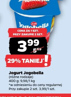 Jogurt Jogobella promocja w Netto