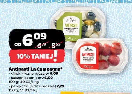 Suszone pomidory La Campagna promocja w Netto