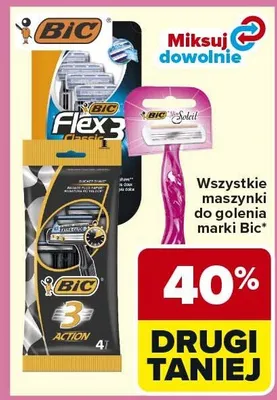 Maszynki do golenia Flex 3 promocja w Carrefour Market