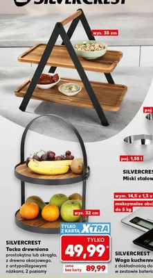 Tacka drewniana prostokątna Silvercrest promocja w Kaufland