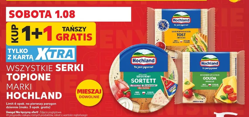 Ser topiony w plastrach Hochland Tost promocja w Kaufland