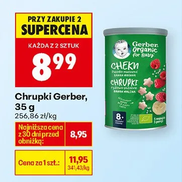 Chrupki organic baby promocja w Biedronka