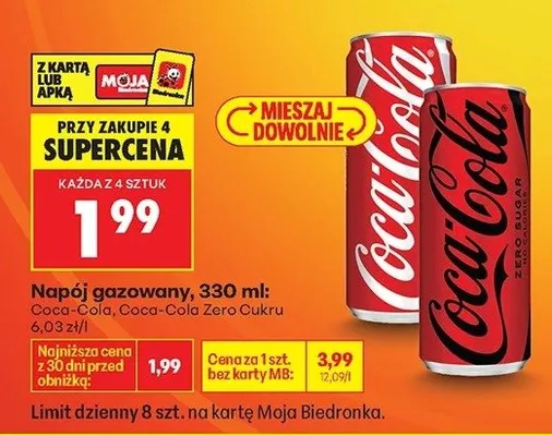Napój promocja w Biedronka
