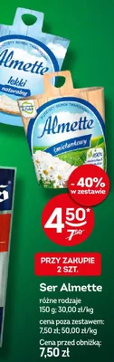 Ser Almette lekki naturalny promocja w Żabka