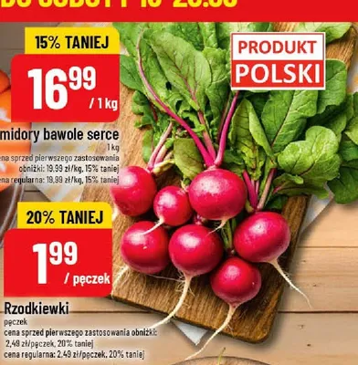 Rzodkiewki polskie promocja w POLOmarket